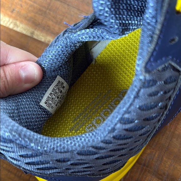 Adidas SL Loop Blue and Yellow Athletic Shoes with Mesh Upper, Men’s 12 - Picture 9 of 10